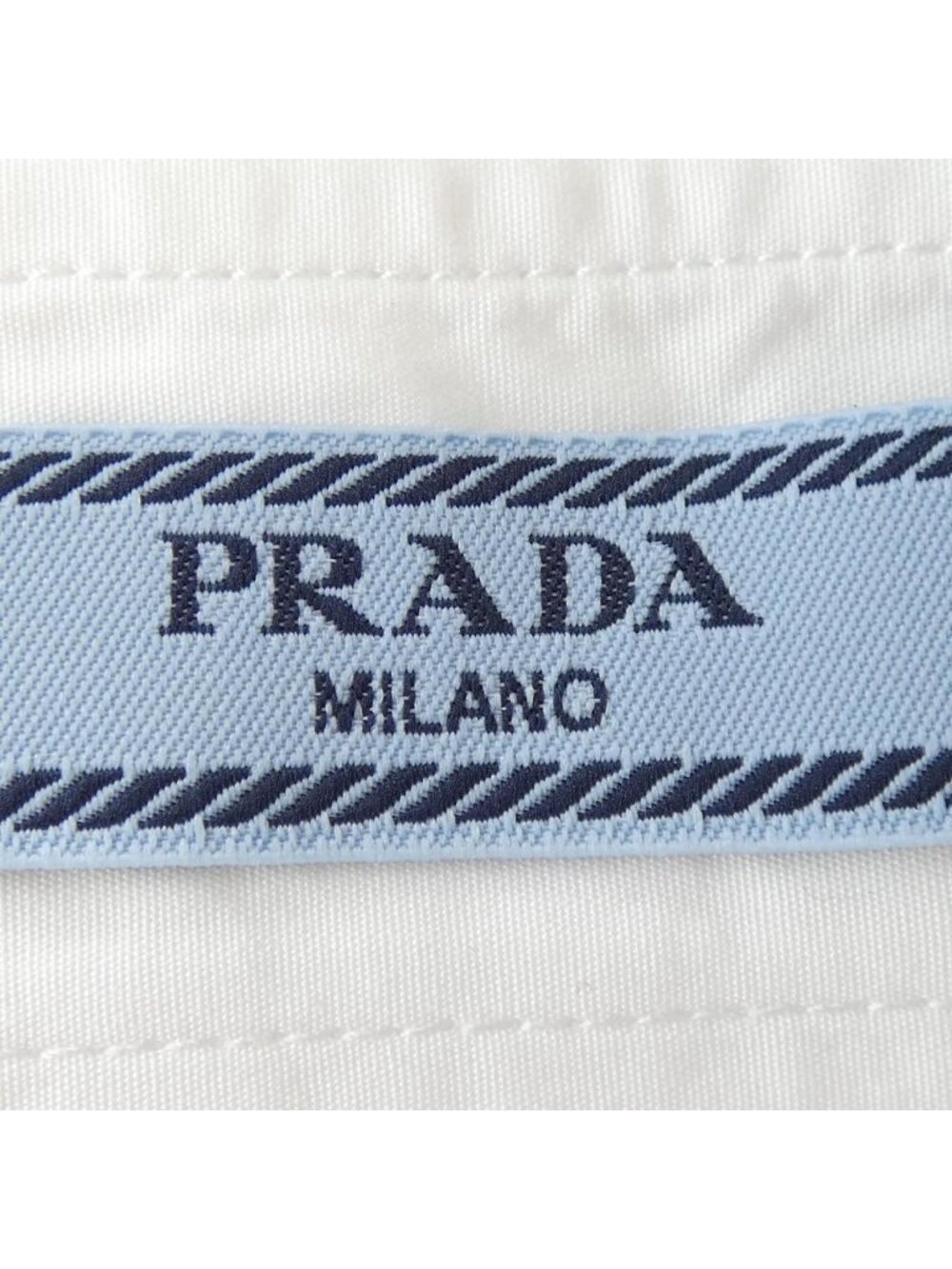 ★SOLD★ Prada Embroidered Poplin Shirt - Picture 4 of 6